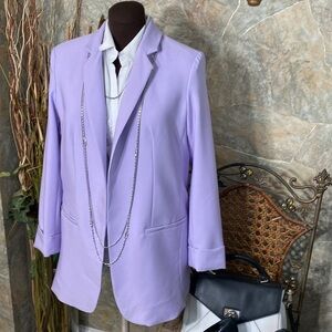 Love tree, stunning, lavender, purple suit, jacket, coat, blazer